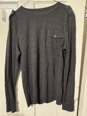 Helix Black Graphic Ribbed Knit Top